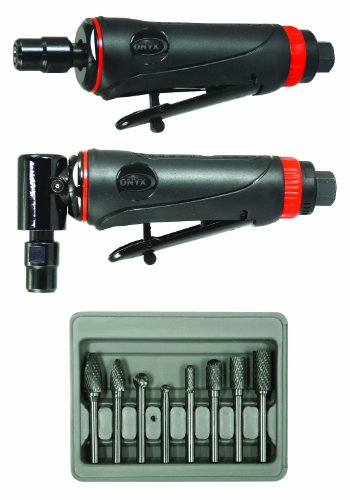 Astro Pneumatic Tool 219 ONYX 3pc Die Grinder Kit w/ 90...