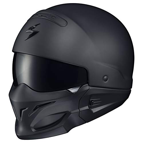 Scorpion Covert Unisex-Adult Half-Size-Style Matte Black Helmet (Matte Black, XX-Large)