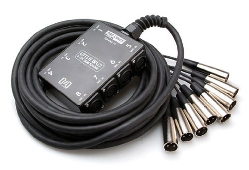 HOSA ProConex Little Bro' Sub Snakes Xlr x 8 - (25 ??) ...