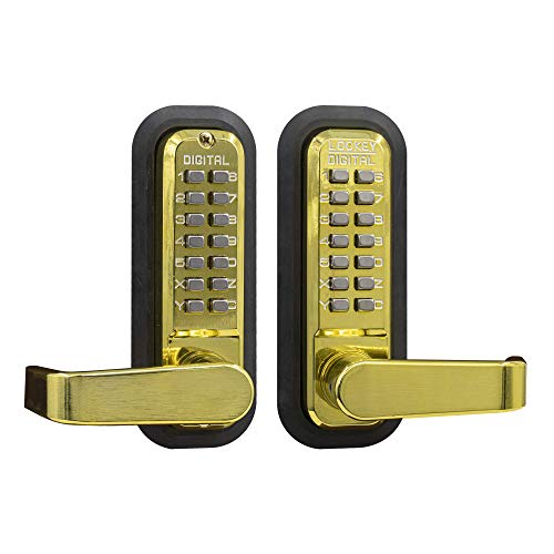 Lockey USA Lever Handle Mechanical Pushbutton Lock