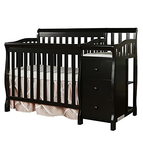 Dream on Me Jayden 4-in-1 Mini Convertible Crib and Cha...