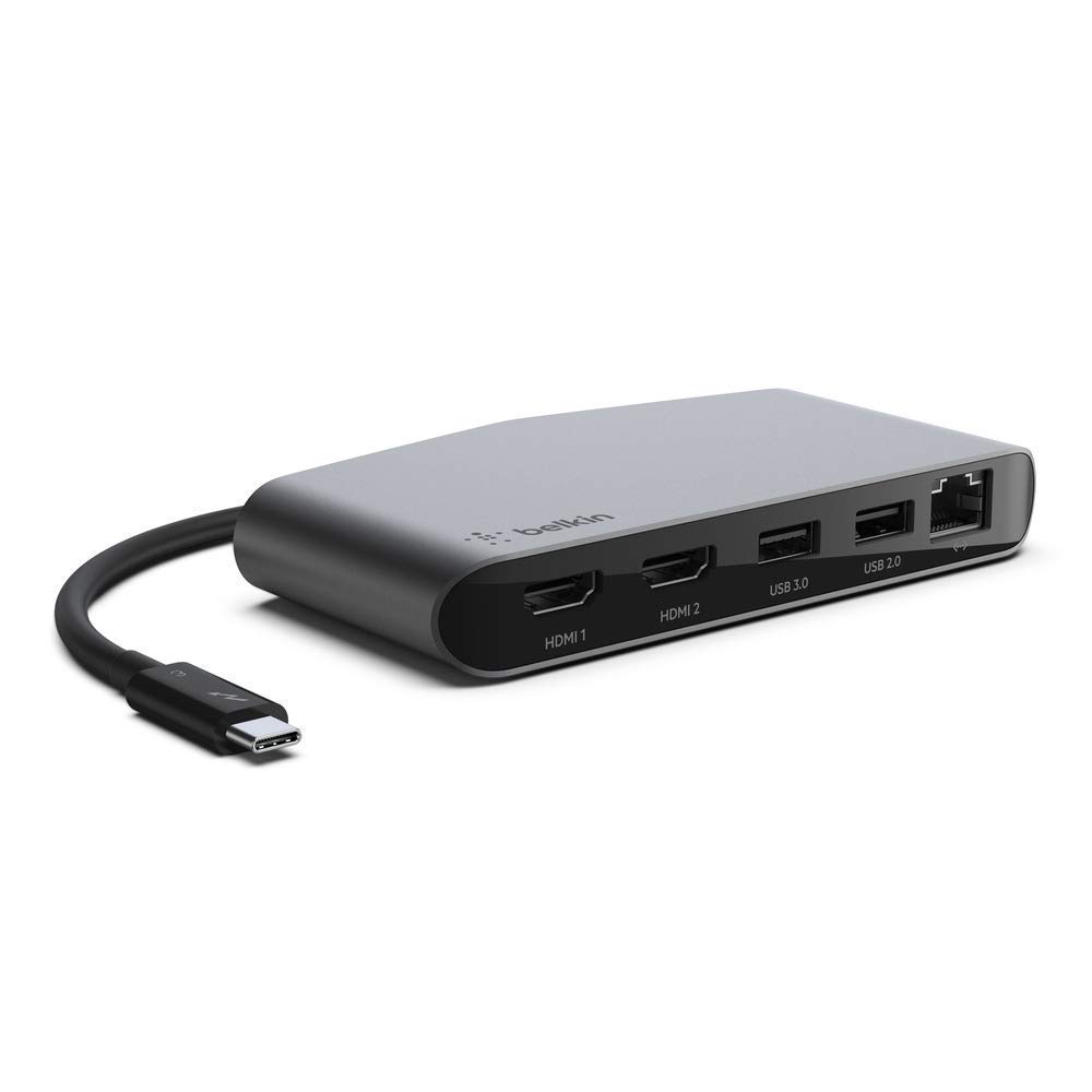 Belkin Thunderbolt 3 Dock Mini W/ Thunderbolt 3 Cable (...