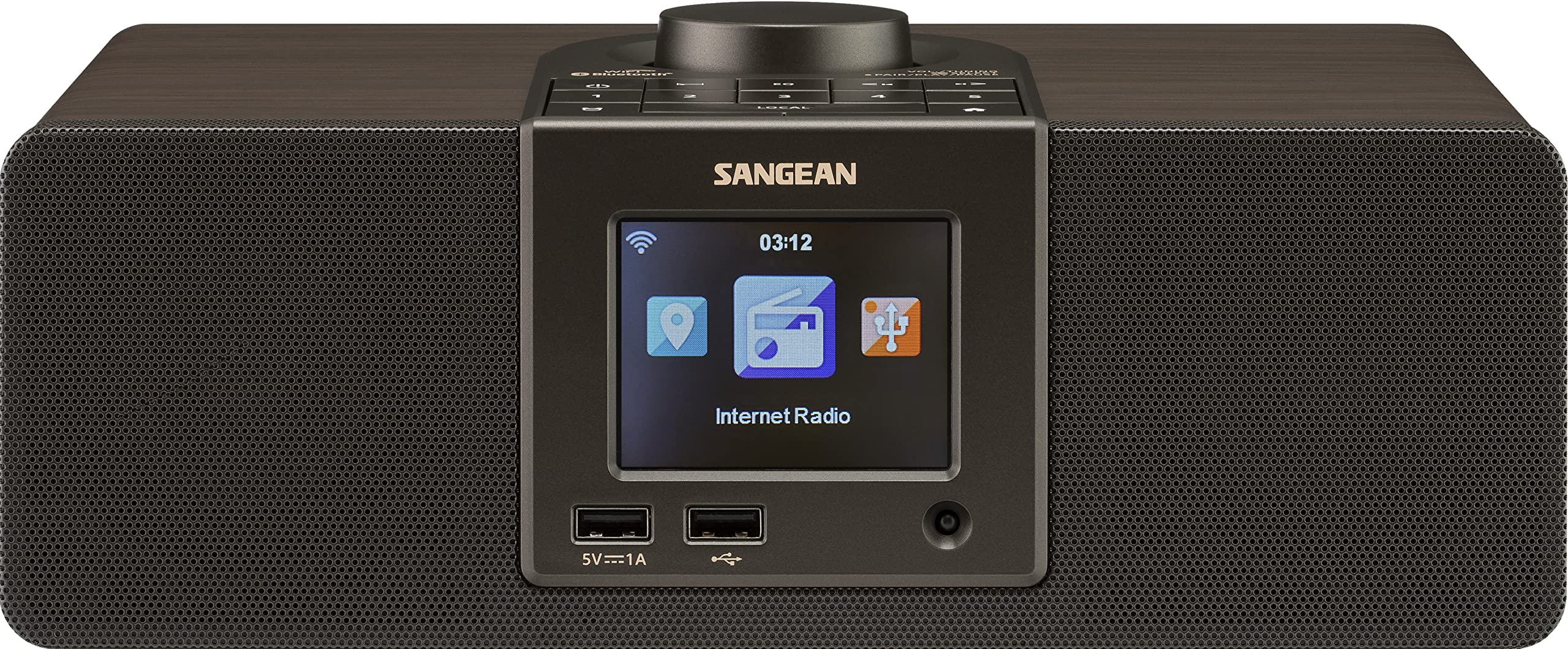 Sangean WFR-32 7-Watt Stereo Wood Cabinet Wi-Fi ???????...