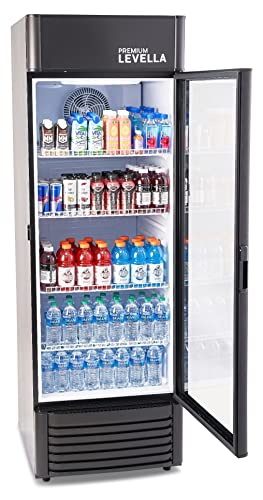 PremiumLevella PRF1557DX Glass Door Display Refr...