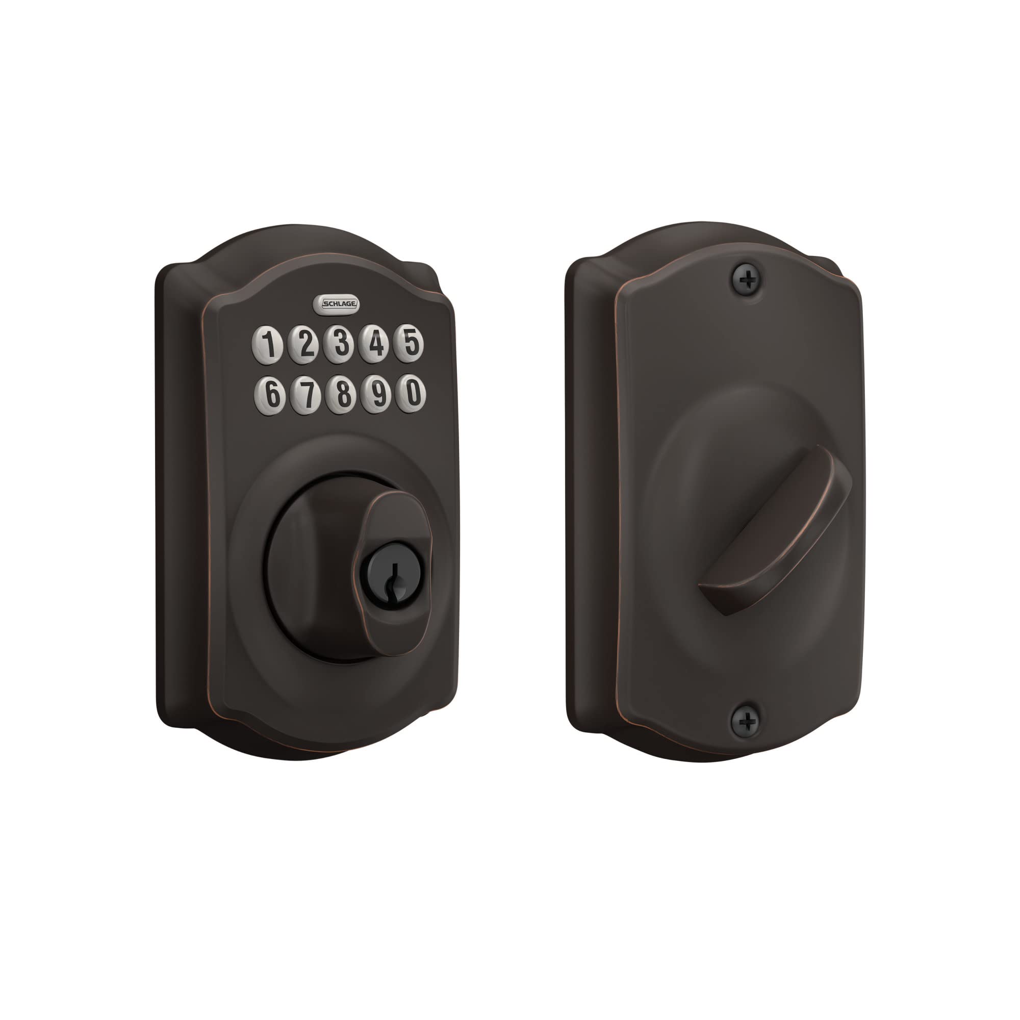 Schlage BE365 V CAM 716 Camelot Keypad Deadbolt