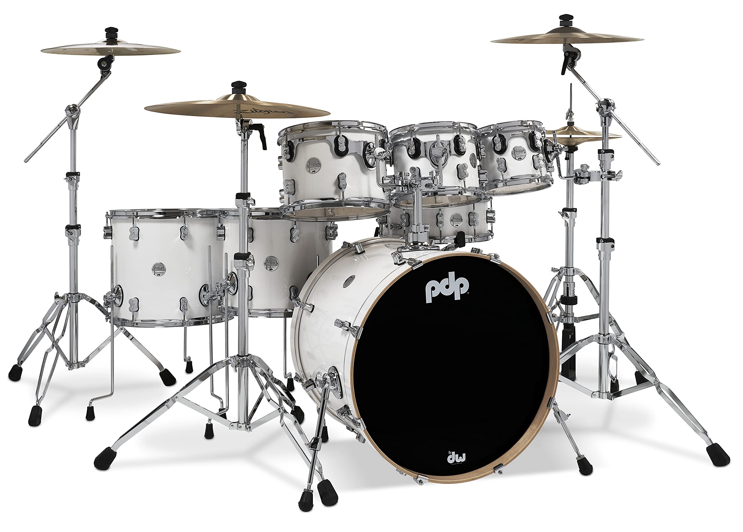 PACIFIC PDP ?????? DW 7-Piece Concept Maple Shell Pack ...