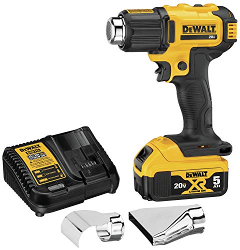 DEWALT 20V MAX کورڈ لیس ہیٹ گن (DCE530P1)...