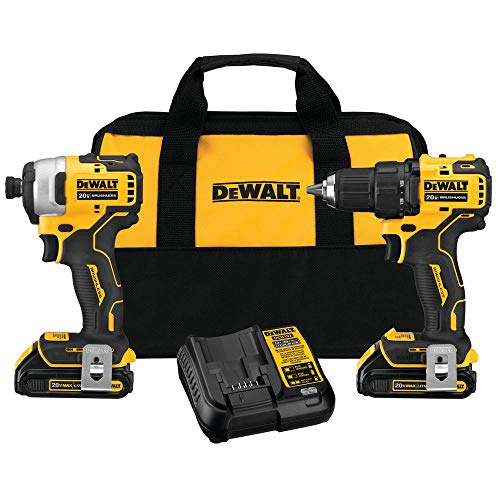 DEWALT DCK278C2 ATOMIC 20-Volt MAX Lithium-Ion ب...