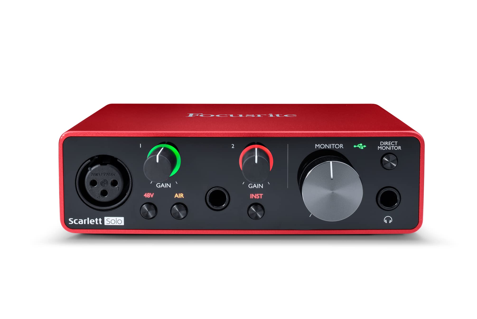 Focusrite Scarlett Solo 3rd Gen USB Audio Interface, fo...