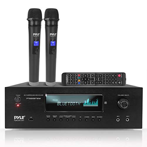 Pyle 1000W Bluetooth Home Theater Karaoke Receiv...