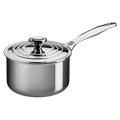 Le Creuset Tri-Ply Stainless Steel Saucepan, 2 qt.