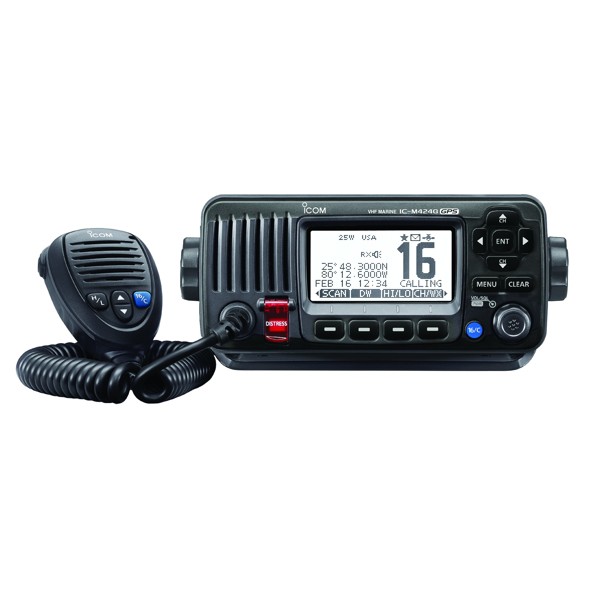 ICOM ??????? GPS ?? ???? M424G 21 ???? ????? VHF ?????