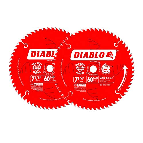 Freud D0760A 7-1/4-??? 60T Diablo Ultra Finish Work Table Saw Blade