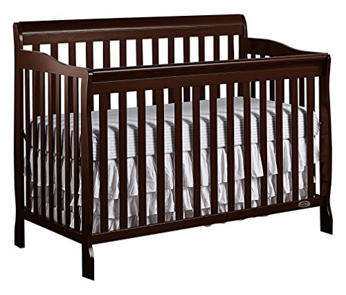 Dream on Me , Ashton 5-in-1 Convertible Crib, Espresso