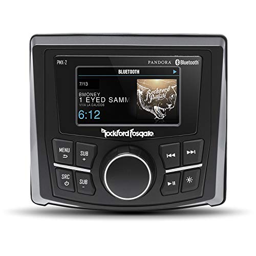 Rockford Fosgate PMX-2 پنچ میرین کمپیکٹ AM/FM/WB...