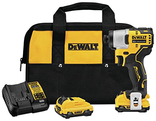 DEWALT XTREME 12V MAX* Impact Driver Kit, 1/4-Inch (DCF...