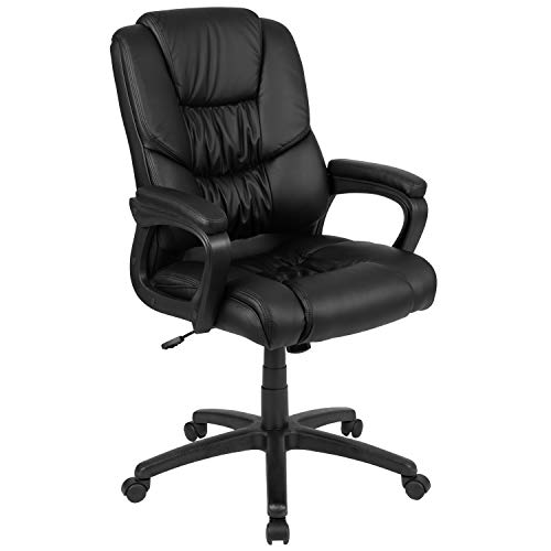 Flash Furniture Flash Fundamentals Big & Tall 400 lb. ????? ???? LeatherSoft Swivel Office Chair with Padded Arms