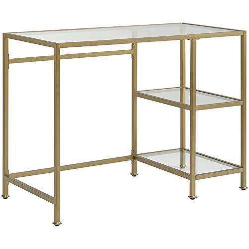 Crosley Furniture Aimee Glass Desk