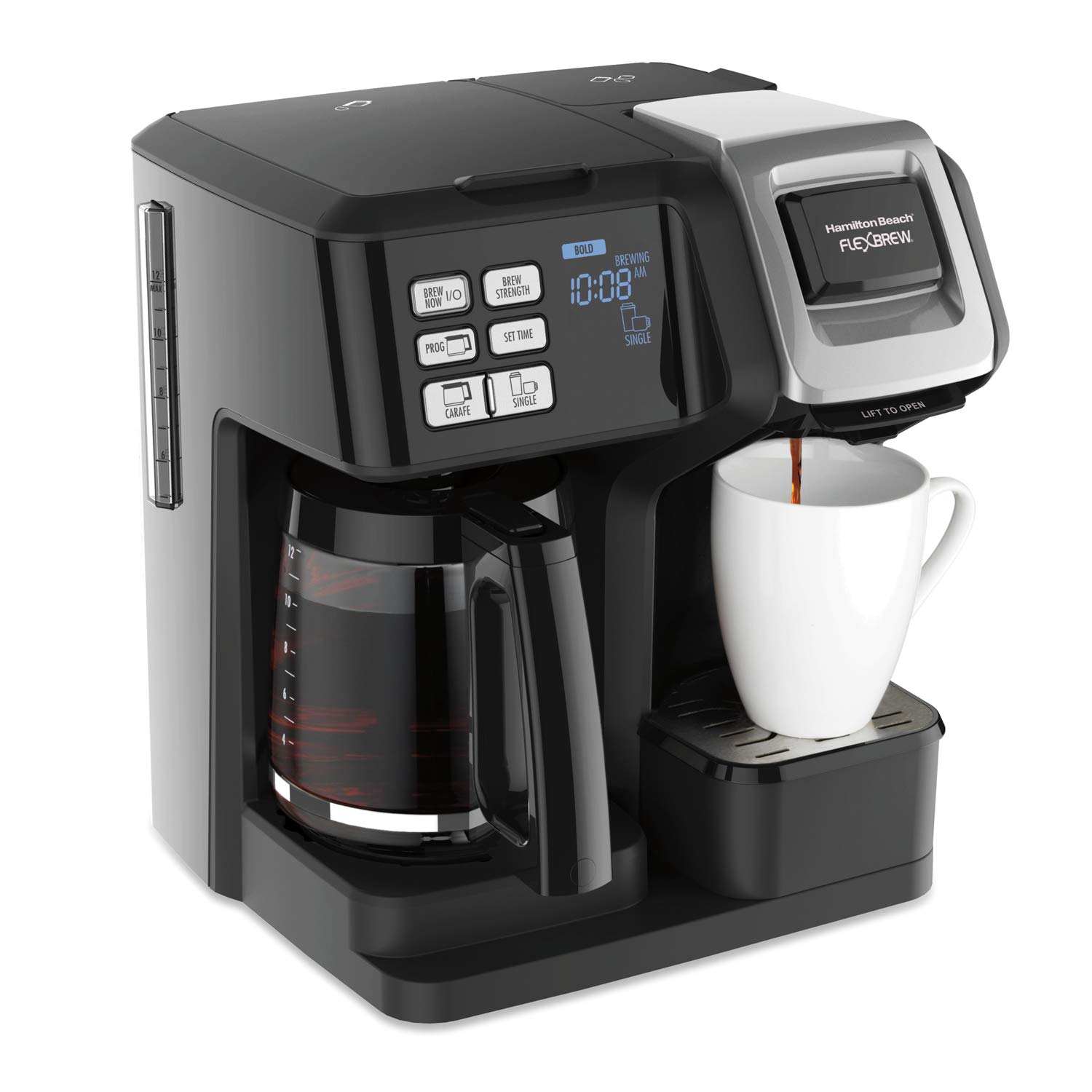 Hamilton Beach FlexBrew Trio 2-Way Coffee Maker, Compat...