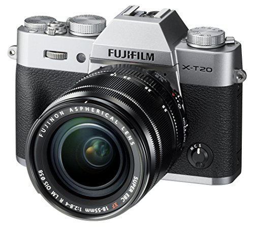 Fujifilm X-T20 Mirrorless Digital Camera w/XF18-55mmF2.8-4.0 R LM OIS Lens - Silver