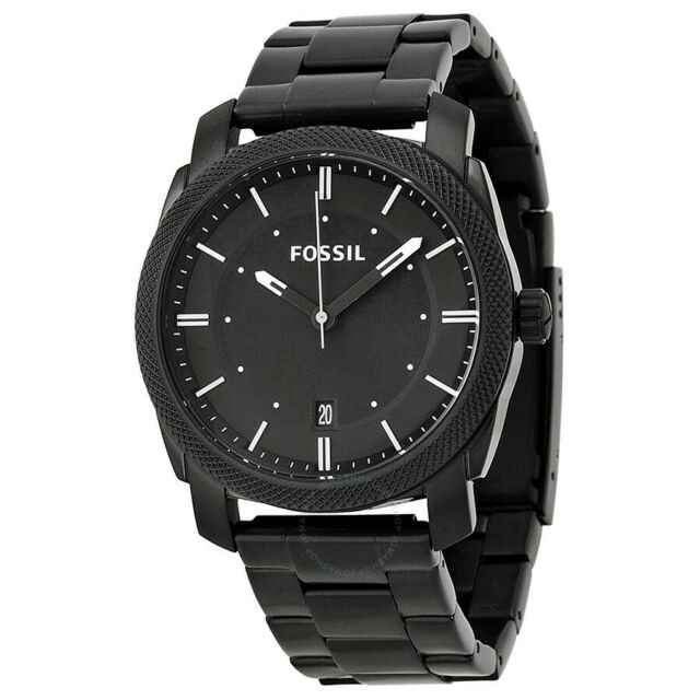 Fossil FS4775 مشین تھری ہینڈ سٹینلیس سٹیل واچ بل...