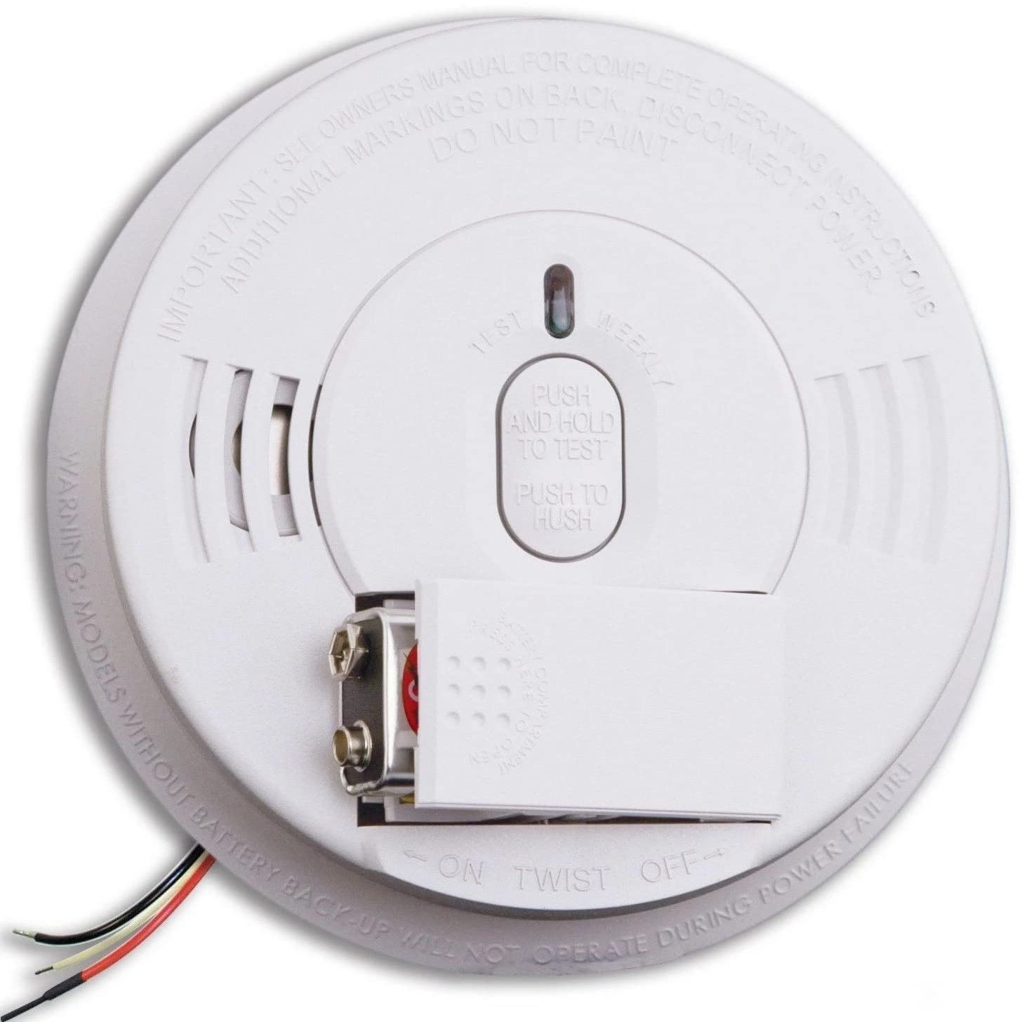 Kidde Smoke Detector, Hardwired Smoke Alarm with Batter...