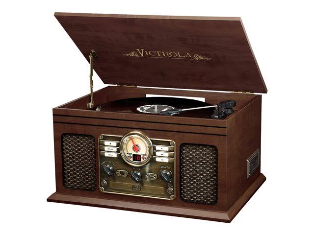 Innovative Technology Victrola Nostalgic Classic Wood 6...