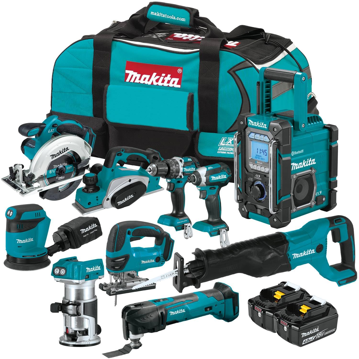 Makita XT1001SM 18V LXTÂ® Lithium-Ion Cordless 10-Pc? ?...