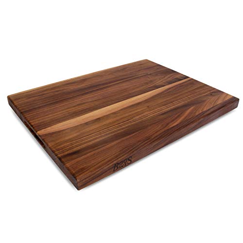 John Boos WAL-R02 Walnut Wood Edge Grain Reversible Cut...