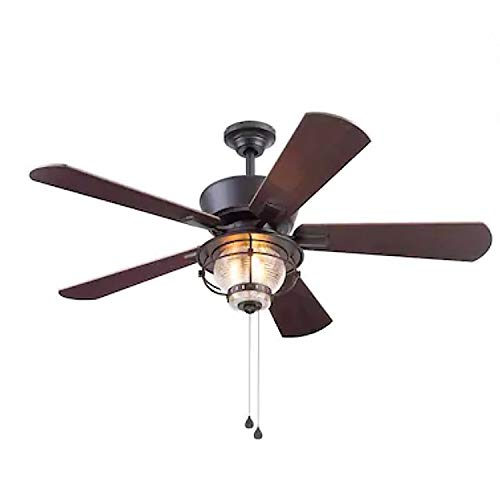 Harbor Breeze Merrimack II 52-in Matte Bronze LED ?????...