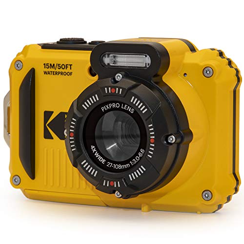 Kodak PIXPRO WPZ2 Rugged Waterproof Digital Camera 16MP 4X Optical Zoom 2.7