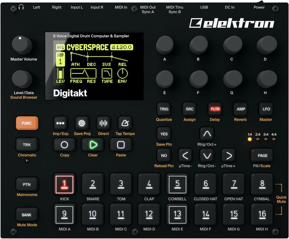 Elektron Digitakt 8 ???? ??? ??????? ??? ??????