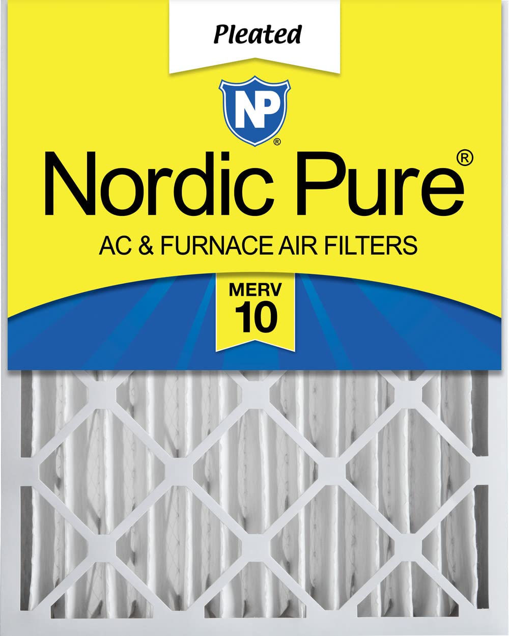 Nordic Pure 20x25x4 (3-5/8 ??? ??????) MERV 10 Pleated ...