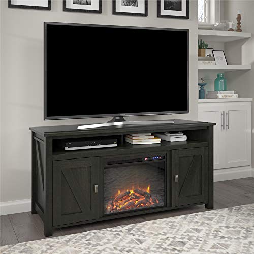 Ameriwood Home Farmington Electric Fireplace Console 60...